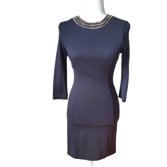 Dynamite Black open back mini dress sequin - Picture 2 of 6